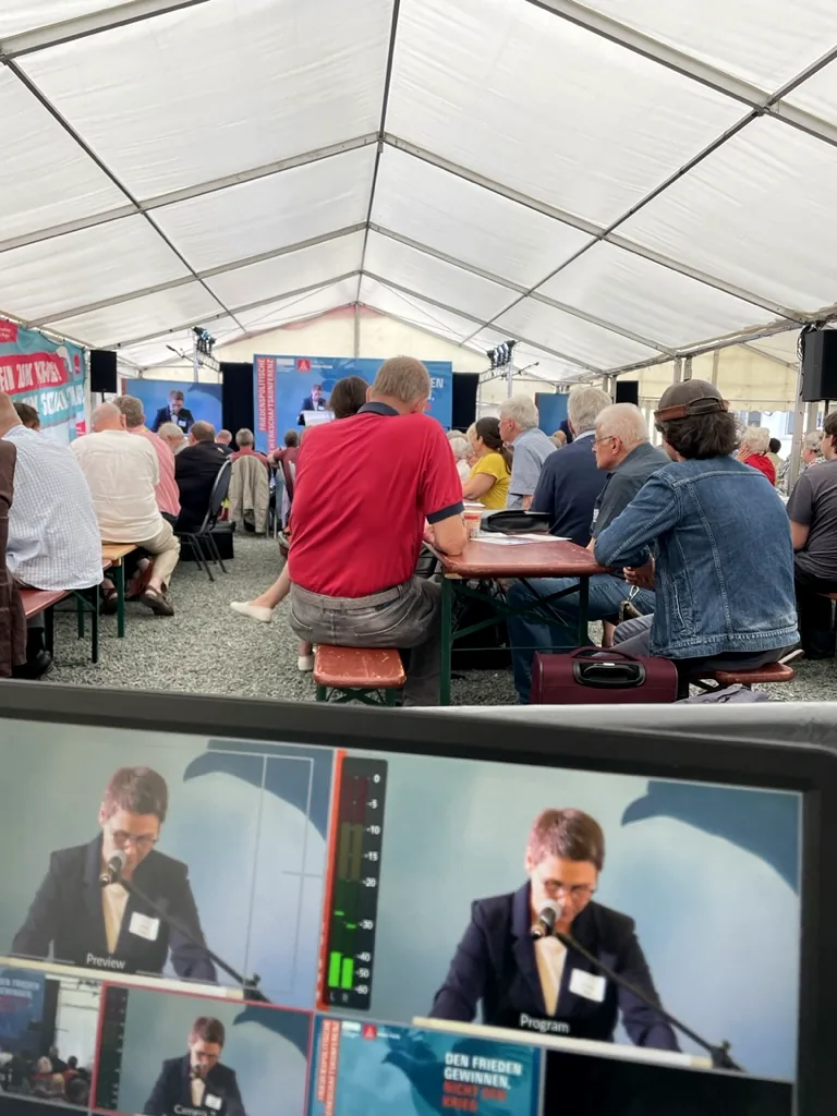 Livestream und Videoübertragung einer Konferenz in Hanau im Rhein-Main-Gebiet